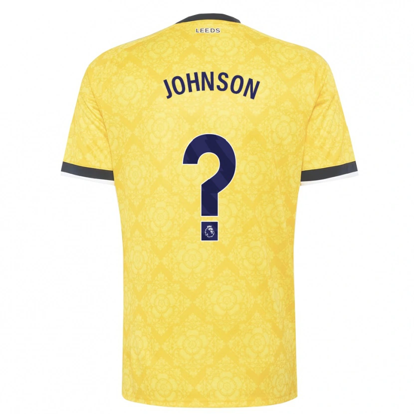 Danxen Donna Maglia Oluwatobi Johnson #0 Giallo Bianco Nero Kit Gara Away 2026/27 Maglietta