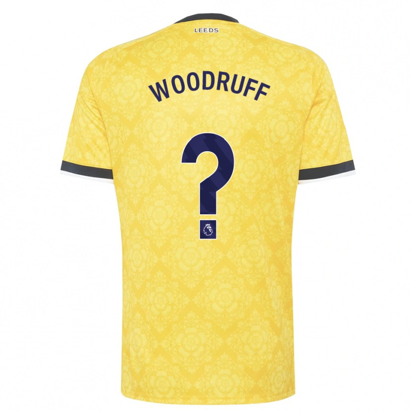 Danxen Donna Maglia Amy Woodruff #0 Giallo Bianco Nero Kit Gara Away 2026/27 Maglietta