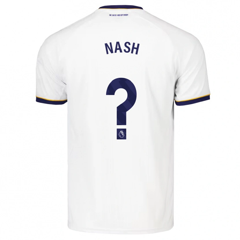 Danxen Donna Maglia Patrick Nash #0 Blu Notte Bianco Giallo Kit Gara Away 2026/27 Maglietta