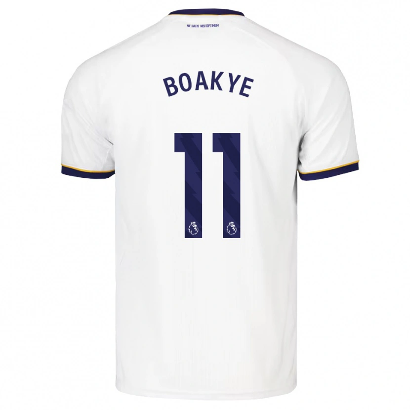 Danxen Donna Maglia Kingsford Boakye #11 Blu Notte Bianco Giallo Kit Gara Away 2026/27 Maglietta