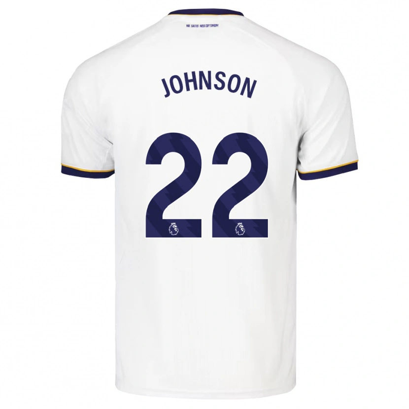 Danxen Donna Maglia Brennan Johnson #22 Blu Notte Bianco Giallo Kit Gara Away 2026/27 Maglietta