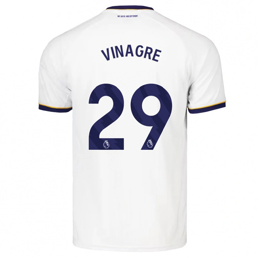 Danxen Donna Maglia Ruben Vinagre #29 Blu Notte Bianco Giallo Kit Gara Away 2026/27 Maglietta