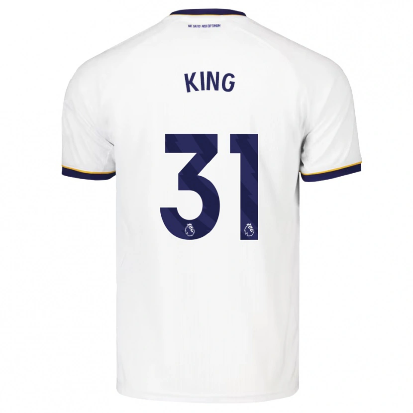 Danxen Donna Maglia Tom King #31 Blu Notte Bianco Giallo Kit Gara Away 2026/27 Maglietta