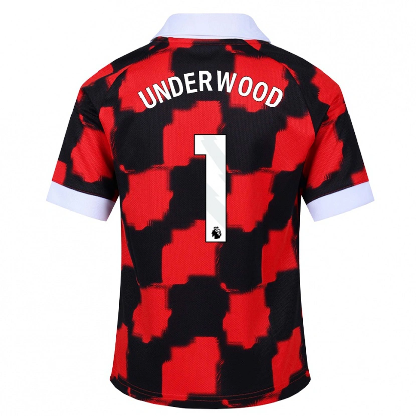 Danxen Donna Maglia Marco Underwood #1 Rosso Bianco Nero Kit Gara Away 2026/27 Maglietta