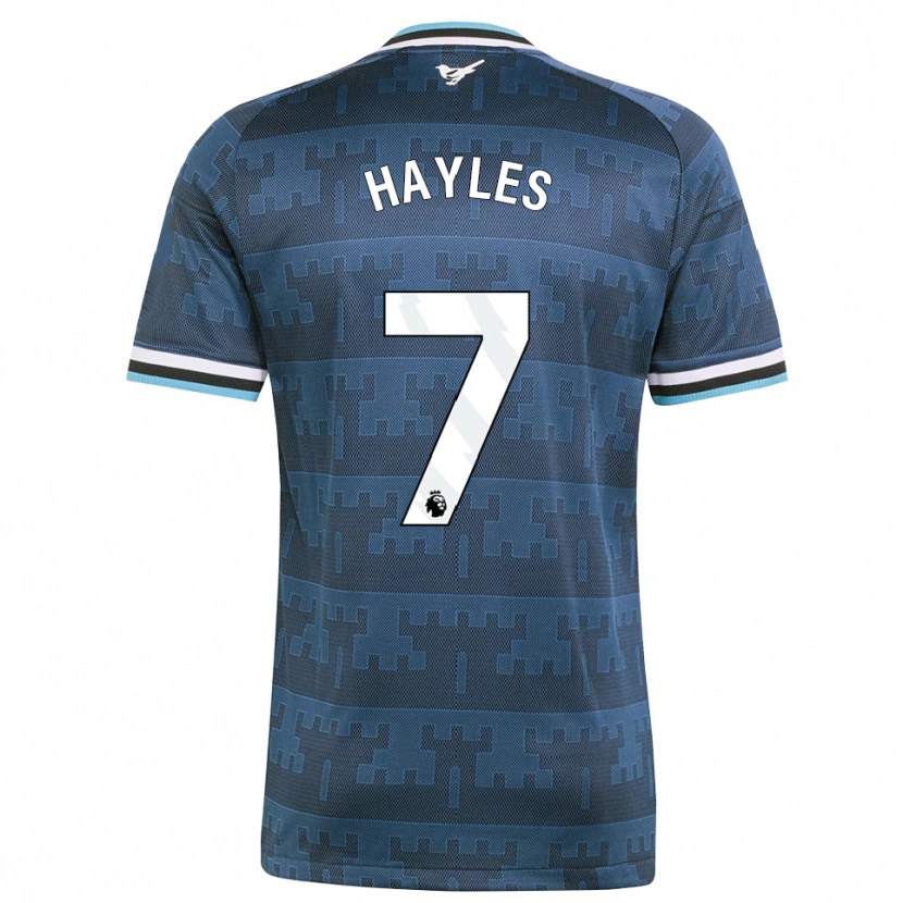 Danxen Donna Maglia Shania Hayles #7 Giallo Nero Blu Kit Gara Away 2026/27 Maglietta