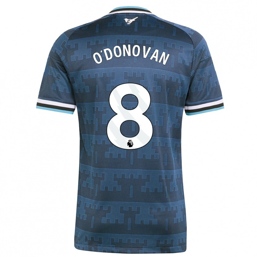 Danxen Donna Maglia Alex O'donovan #8 Giallo Nero Blu Kit Gara Away 2026/27 Maglietta