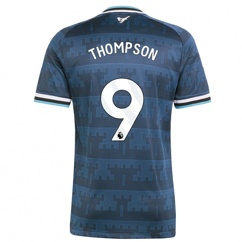 Danxen Donna Maglia Kyran Thompson #9 Giallo Nero Blu Kit Gara Away 2026/27 Maglietta