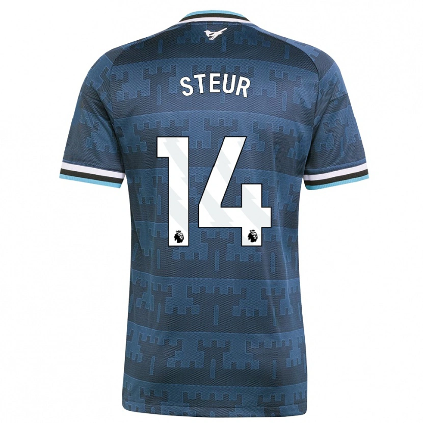 Danxen Donna Maglia Sean Steur #14 Giallo Nero Blu Kit Gara Away 2026/27 Maglietta