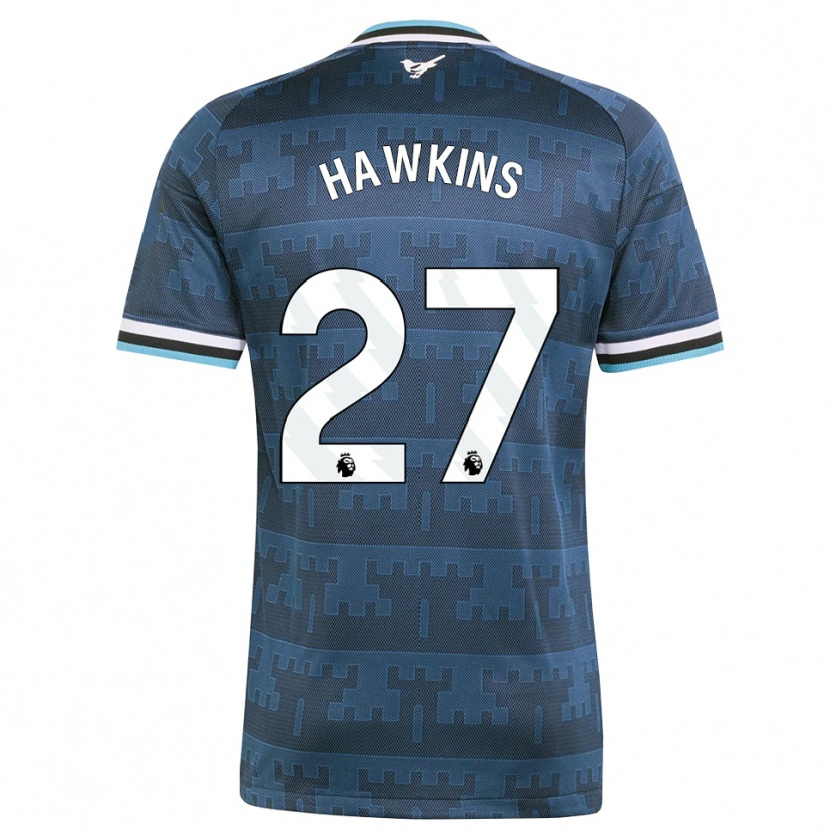 Danxen Donna Maglia Hannah Hawkins #27 Giallo Nero Blu Kit Gara Away 2026/27 Maglietta