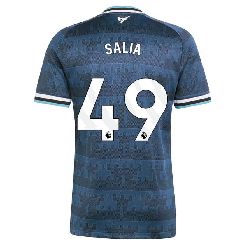 Danxen Donna Maglia Vakhtang Salia #49 Giallo Nero Blu Kit Gara Away 2026/27 Maglietta
