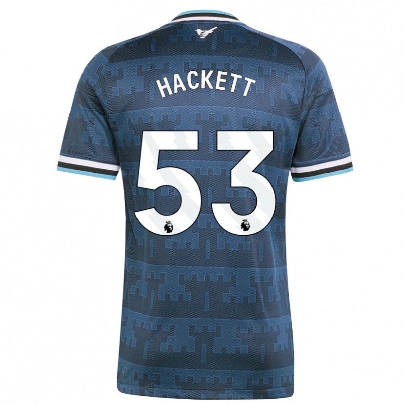Danxen Donna Maglia Jordan Hackett #53 Giallo Nero Blu Kit Gara Away 2026/27 Maglietta