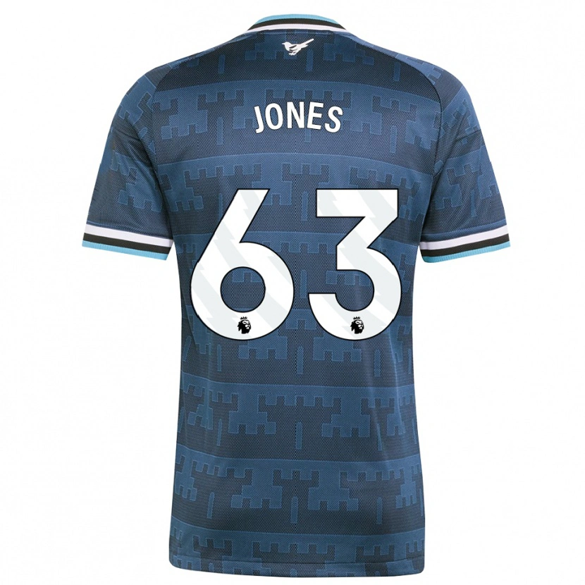 Danxen Donna Maglia Tyler Jones #63 Giallo Nero Blu Kit Gara Away 2026/27 Maglietta