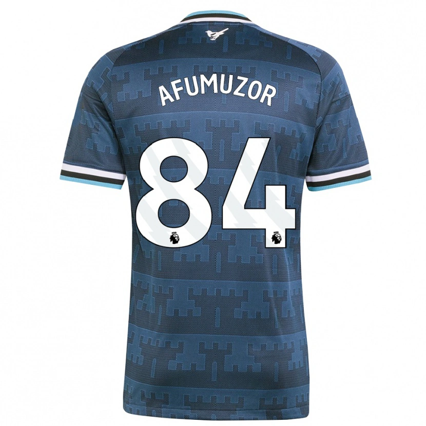 Danxen Donna Maglia Chukwudi Afumuzor #84 Giallo Nero Blu Kit Gara Away 2026/27 Maglietta