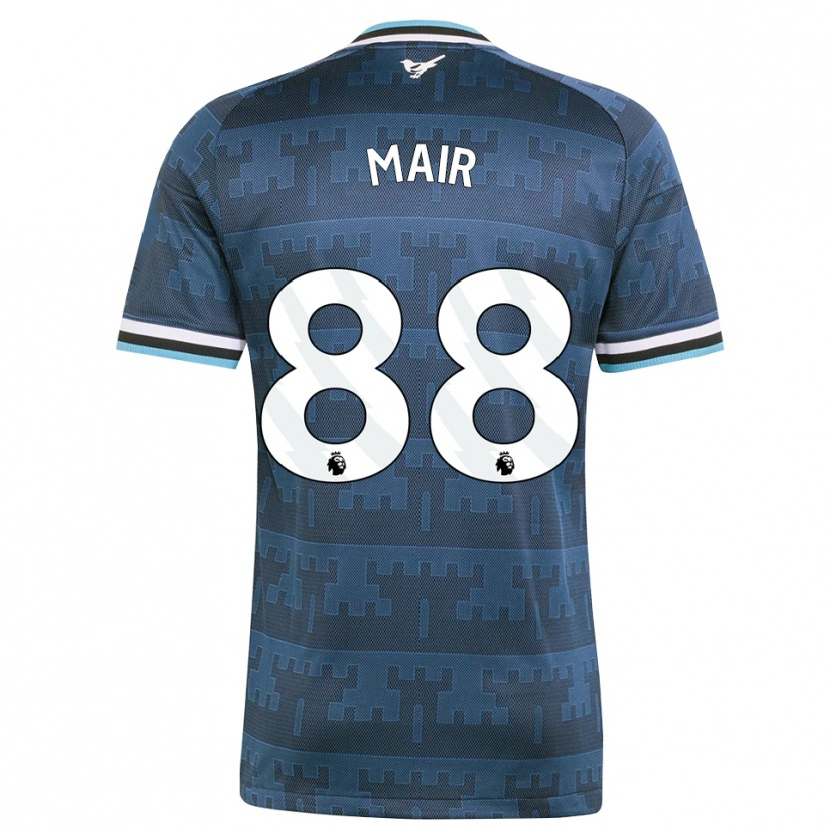 Danxen Donna Maglia George Mair #88 Giallo Nero Blu Kit Gara Away 2026/27 Maglietta