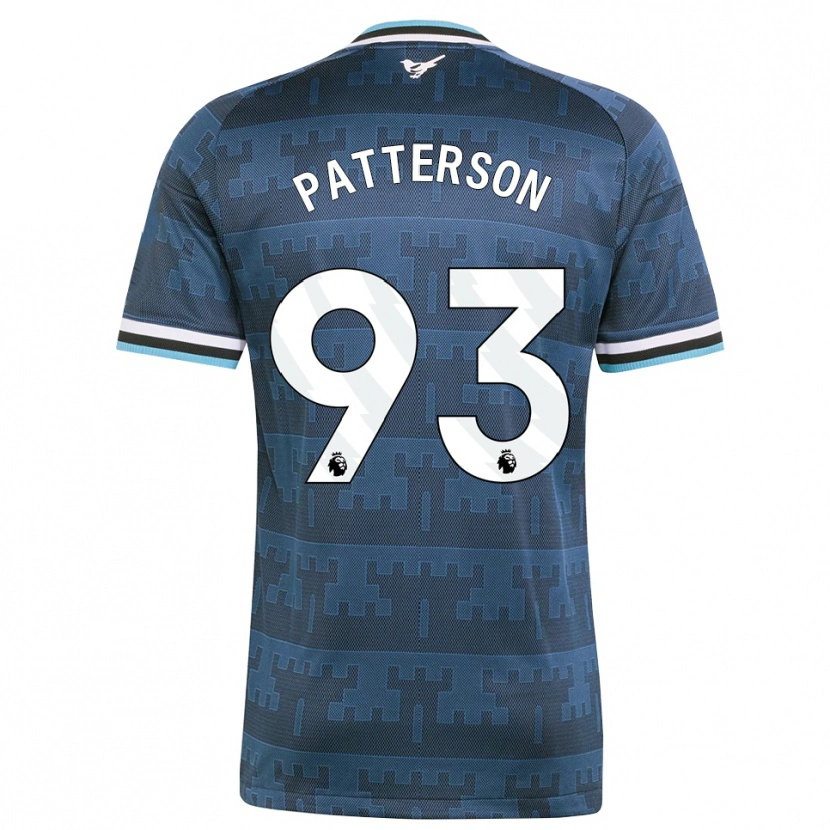 Danxen Donna Maglia Jack Patterson #93 Giallo Nero Blu Kit Gara Away 2026/27 Maglietta
