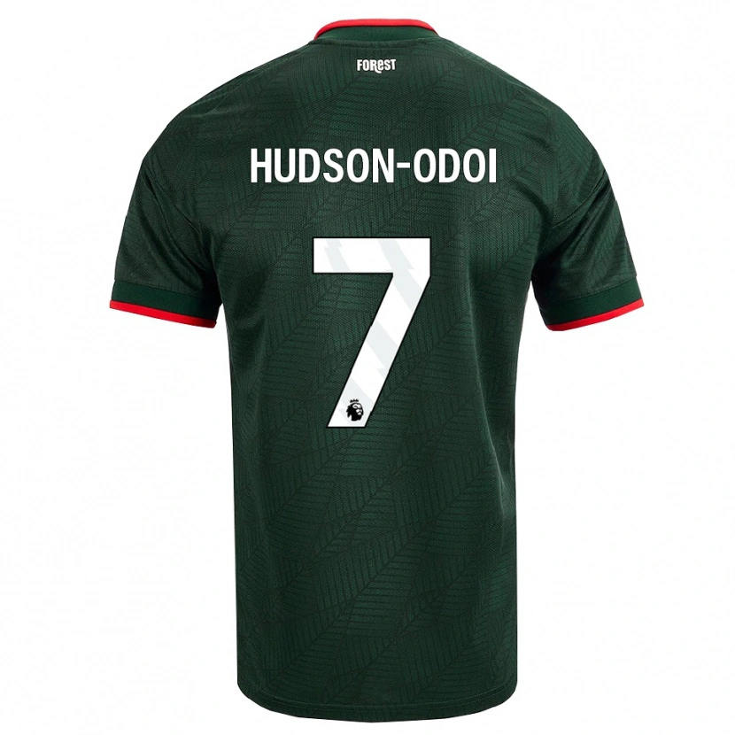 Danxen Donna Maglia Callum Hudson-Odoi #7 Verde Scuro Rosso Kit Gara Away 2026/27 Maglietta