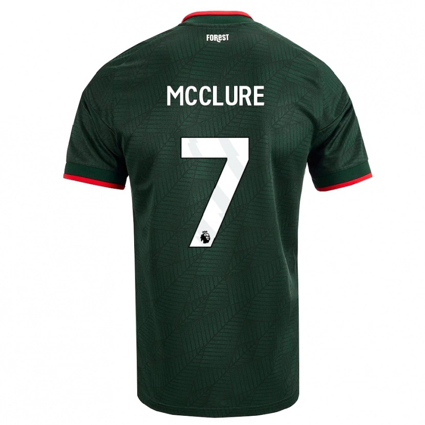 Danxen Donna Maglia Blaine Mcclure #7 Verde Scuro Rosso Kit Gara Away 2026/27 Maglietta