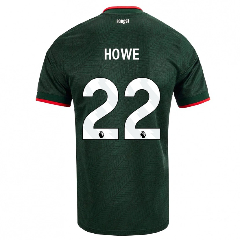 Danxen Donna Maglia Casey Howe #22 Verde Scuro Rosso Kit Gara Away 2026/27 Maglietta