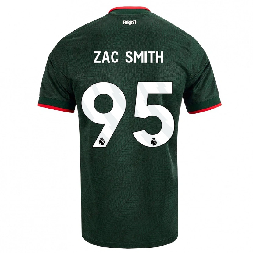 Danxen Donna Maglia Zac Smith #95 Verde Scuro Rosso Kit Gara Away 2026/27 Maglietta