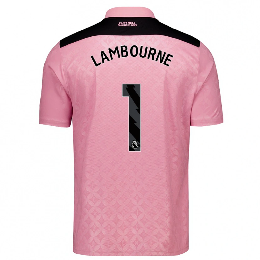 Danxen Donna Maglia Demi Lambourne #1 Rosa Chiaro Nero Kit Gara Away 2026/27 Maglietta