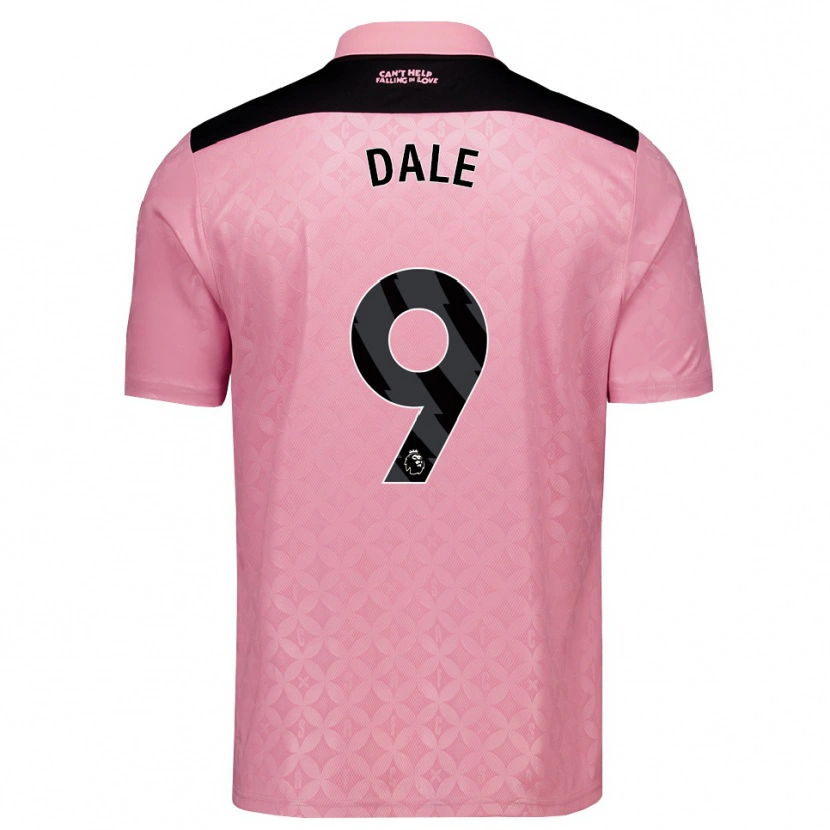 Danxen Donna Maglia Eleanor Dale #9 Rosa Chiaro Nero Kit Gara Away 2026/27 Maglietta