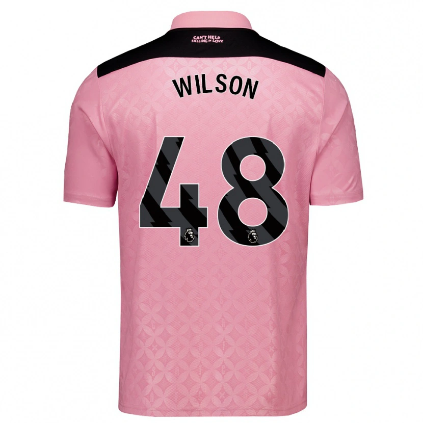 Danxen Donna Maglia Callum Wilson #48 Rosa Chiaro Nero Kit Gara Away 2026/27 Maglietta