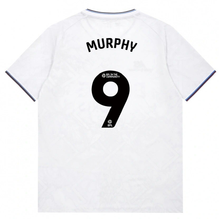 Danxen Donna Maglia Jett Murphy #9 Borgogna Bianco Kit Gara Away 2026/27 Maglietta
