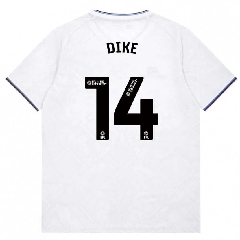 Danxen Donna Maglia Lewis Dike #14 Borgogna Bianco Kit Gara Away 2026/27 Maglietta