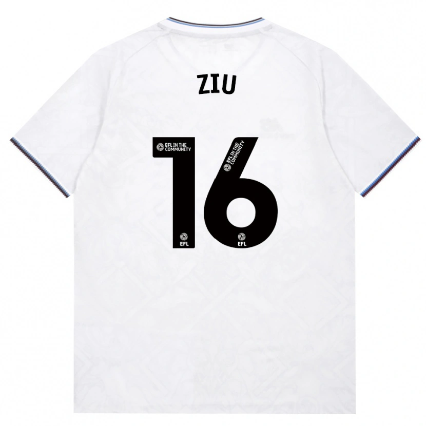 Danxen Donna Maglia Jessica Ziu #16 Borgogna Bianco Kit Gara Away 2026/27 Maglietta