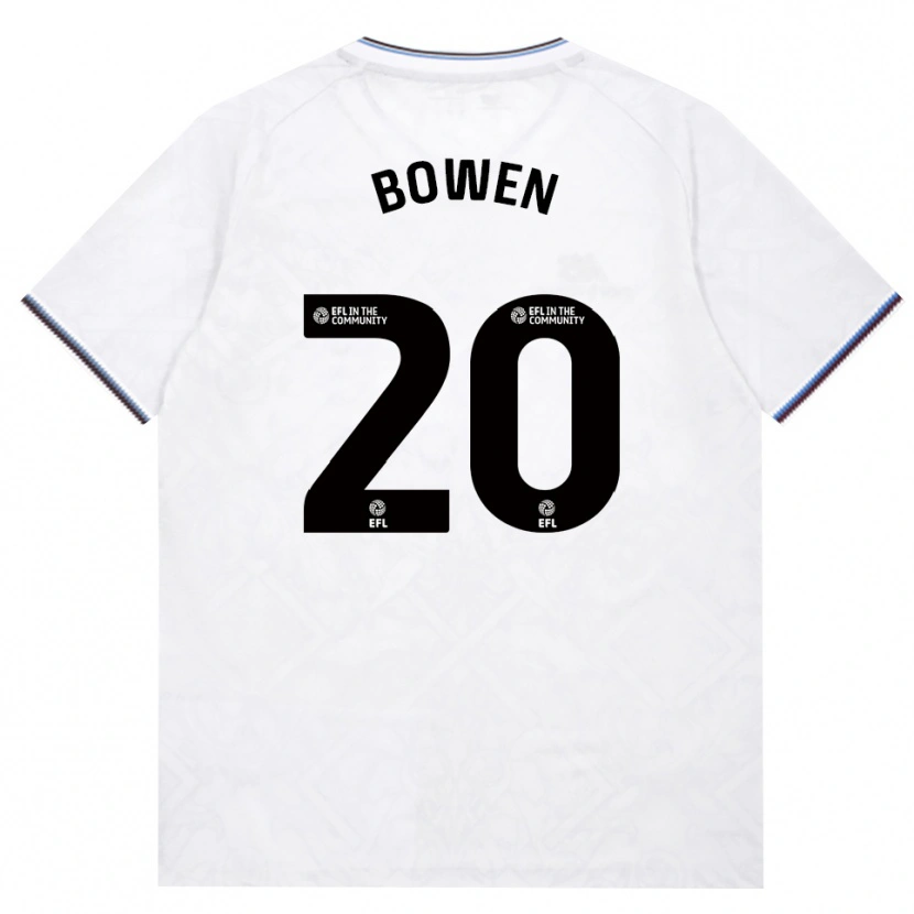 Danxen Donna Maglia Jarrod Bowen #20 Borgogna Bianco Kit Gara Away 2026/27 Maglietta