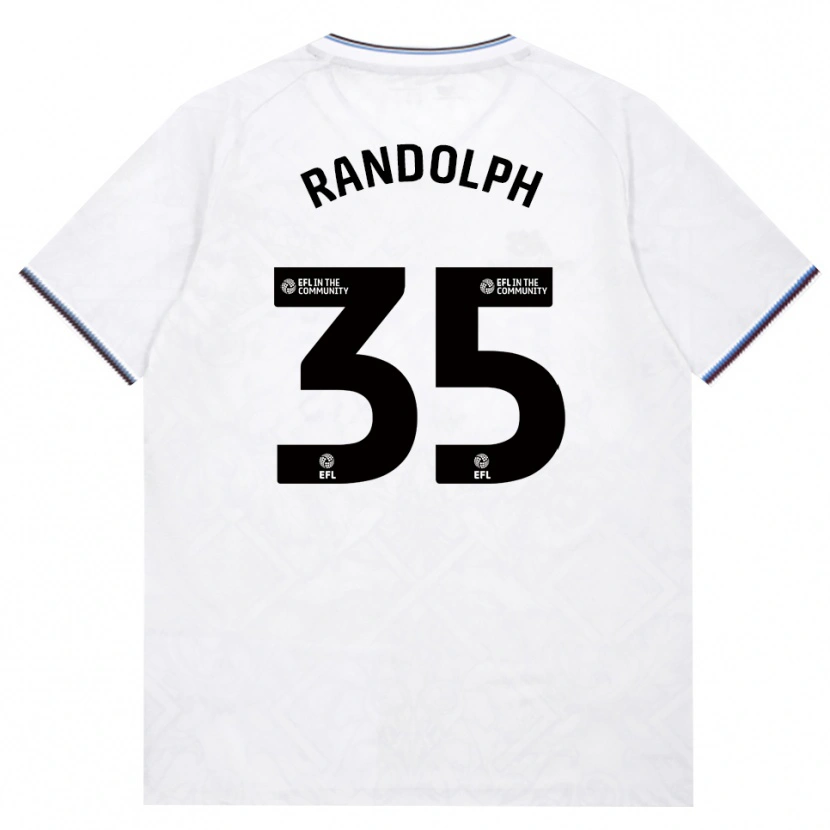 Danxen Donna Maglia Darren Randolph #35 Borgogna Bianco Kit Gara Away 2026/27 Maglietta