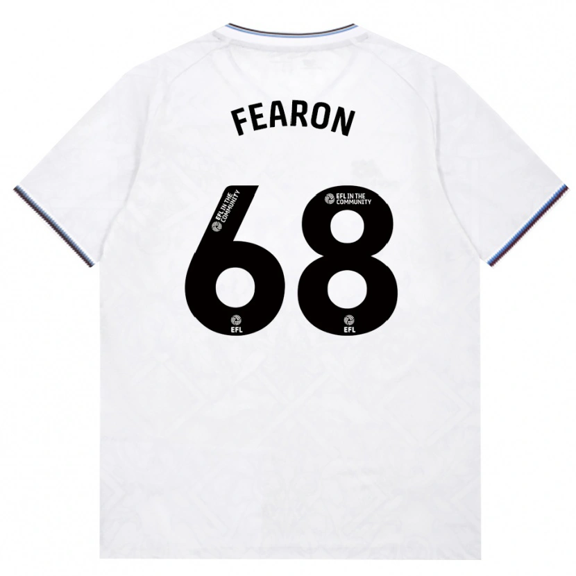 Danxen Donna Maglia Preston Fearon #68 Borgogna Bianco Kit Gara Away 2026/27 Maglietta