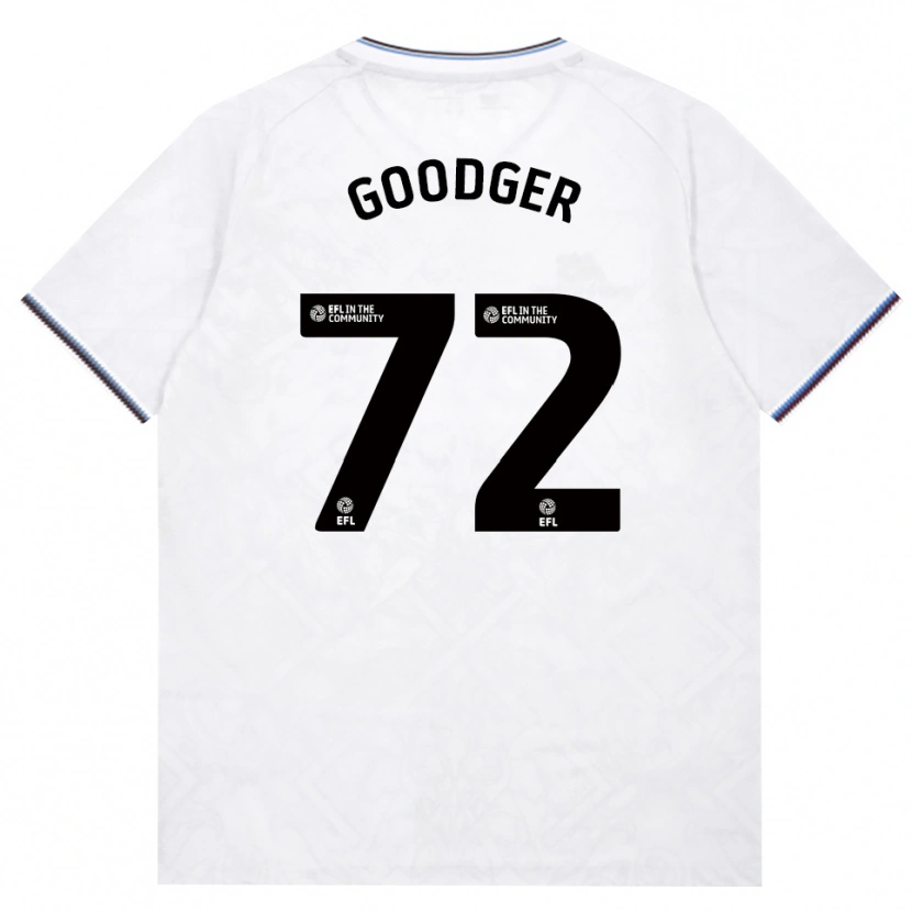 Danxen Donna Maglia Tommy Goodger #72 Borgogna Bianco Kit Gara Away 2026/27 Maglietta