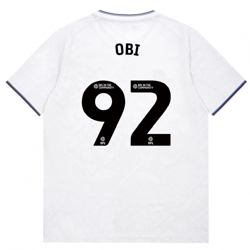 Danxen Donna Maglia Chuk Obi #92 Borgogna Bianco Kit Gara Away 2026/27 Maglietta