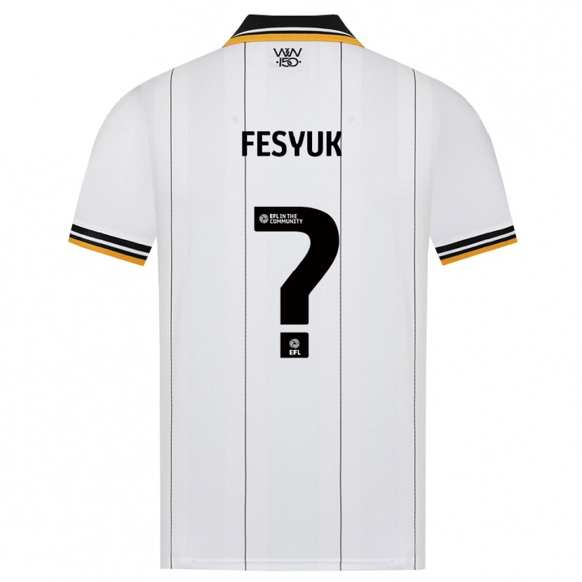 Danxen Donna Maglia Justin-Alexander Fesyuk #0 Arancione Bianco Nero Kit Gara Away 2026/27 Maglietta