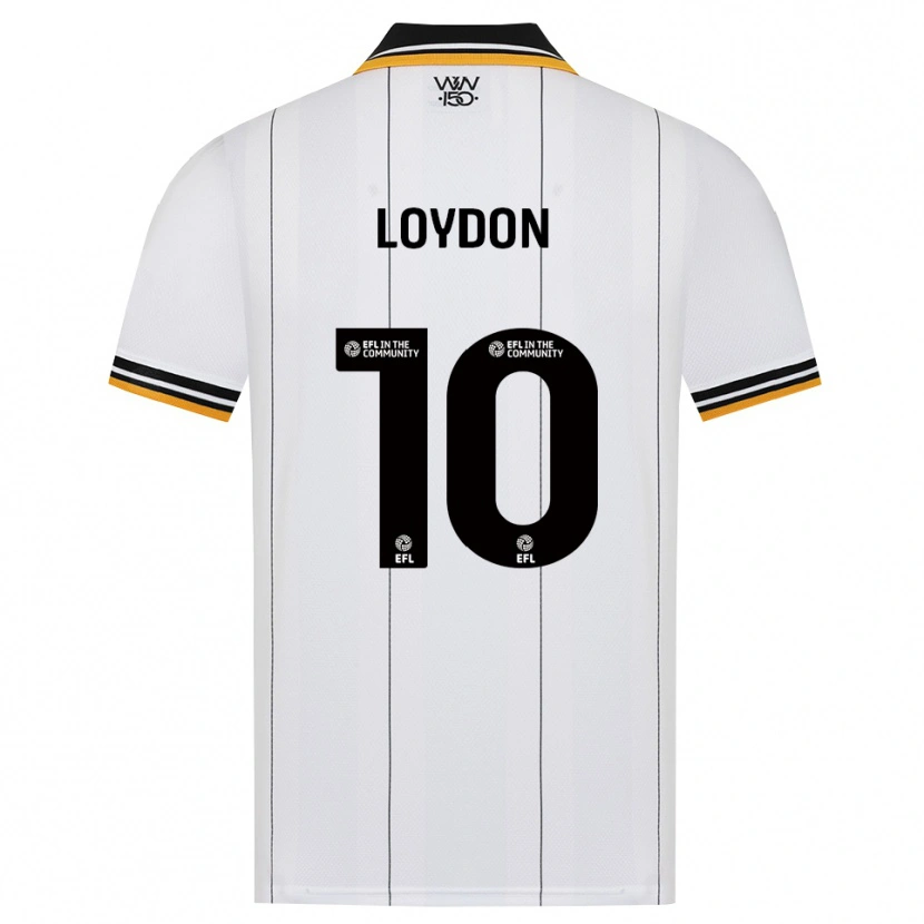 Danxen Donna Maglia Abi Loydon #10 Arancione Bianco Nero Kit Gara Away 2026/27 Maglietta