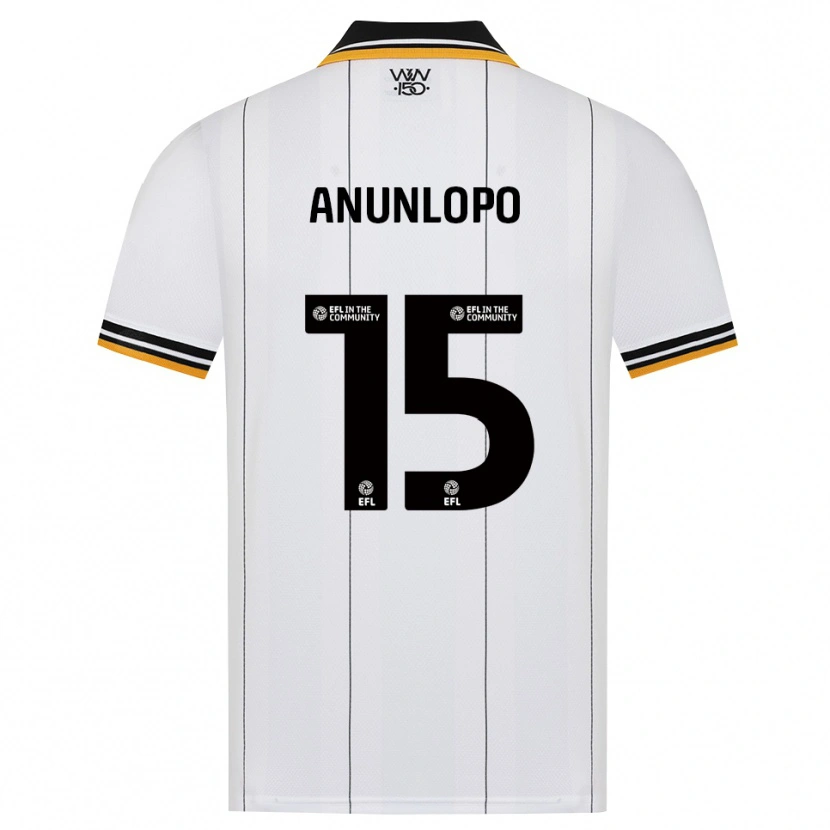 Danxen Donna Maglia Dapo Anunlopo #15 Arancione Bianco Nero Kit Gara Away 2026/27 Maglietta