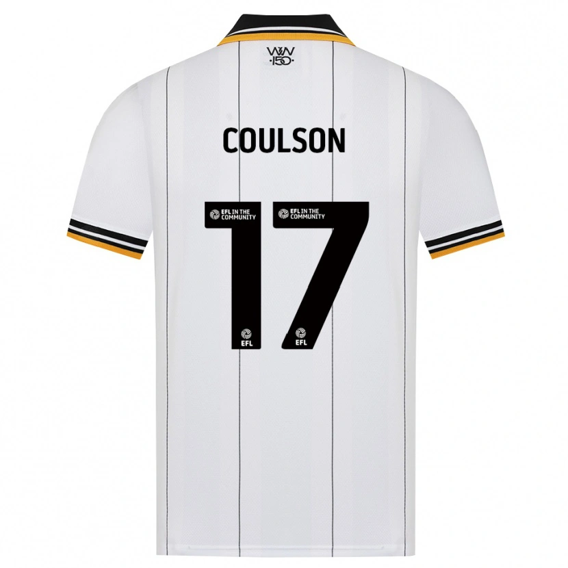 Danxen Donna Maglia Tyler Coulson #17 Arancione Bianco Nero Kit Gara Away 2026/27 Maglietta