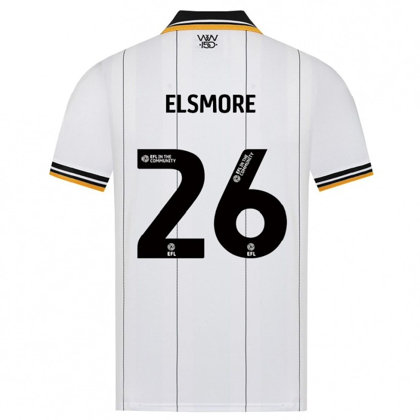 Danxen Donna Maglia Ria Elsmore #26 Arancione Bianco Nero Kit Gara Away 2026/27 Maglietta