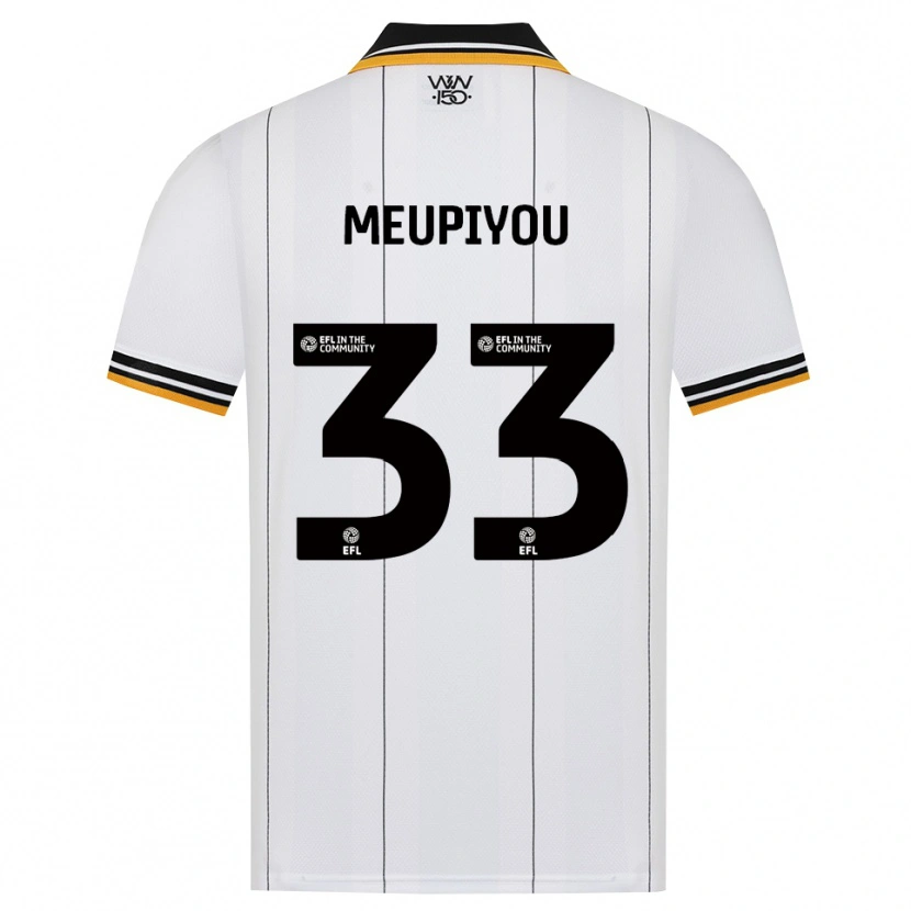 Danxen Donna Maglia Bastien Meupiyou #33 Arancione Bianco Nero Kit Gara Away 2026/27 Maglietta