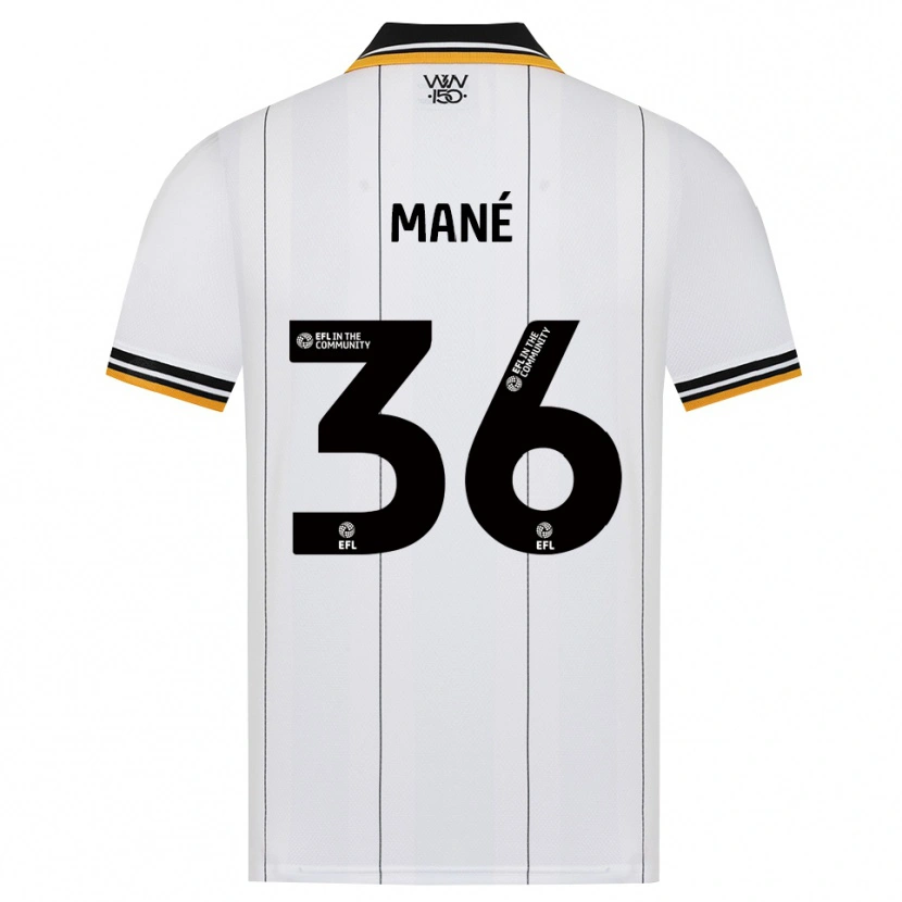 Danxen Donna Maglia Mateus Mané #36 Arancione Bianco Nero Kit Gara Away 2026/27 Maglietta
