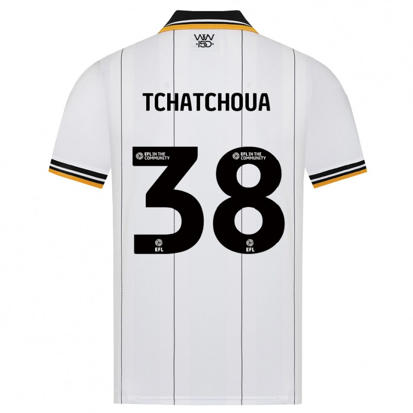 Danxen Donna Maglia Jackson Tchatchoua #38 Arancione Bianco Nero Kit Gara Away 2026/27 Maglietta