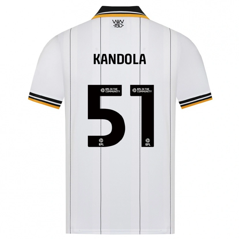Danxen Donna Maglia Kam Kandola #51 Arancione Bianco Nero Kit Gara Away 2026/27 Maglietta