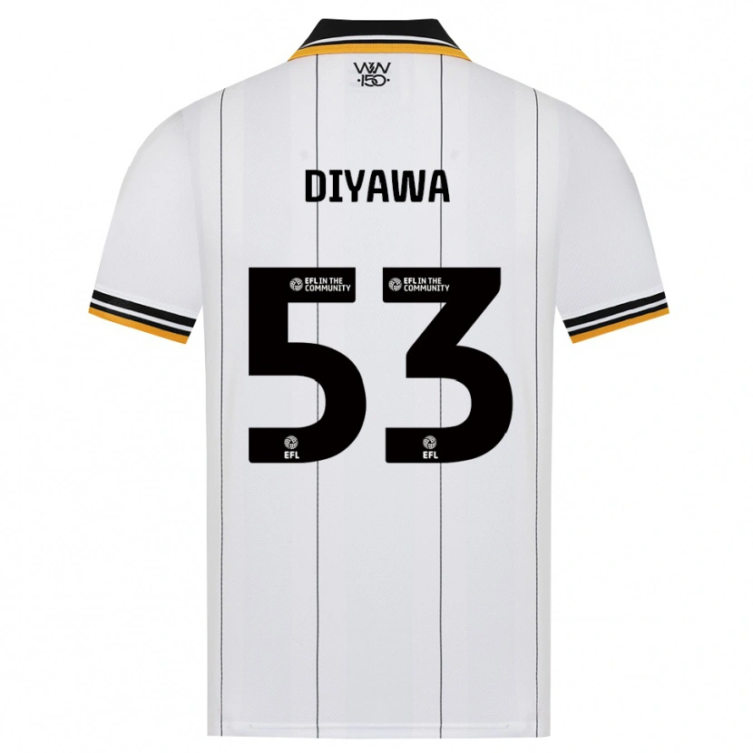 Danxen Donna Maglia Aaron Keto Diyawa #53 Arancione Bianco Nero Kit Gara Away 2026/27 Maglietta
