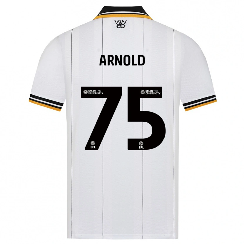 Danxen Donna Maglia Alfie Arnold #75 Arancione Bianco Nero Kit Gara Away 2026/27 Maglietta