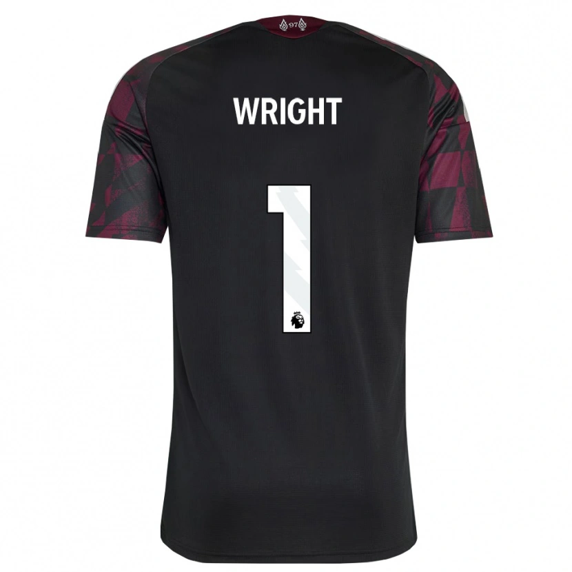 Danxen Donna Maglia Matty Wright #1 Bianco Nero Viola Kit Gara Third 2026/27 Maglietta