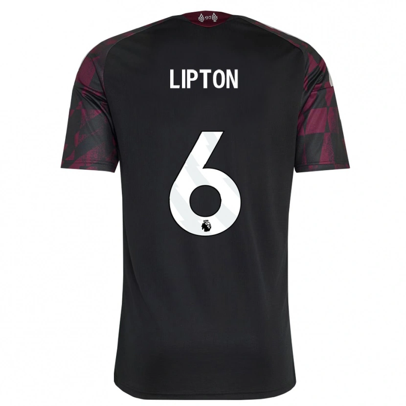 Danxen Donna Maglia Joe Lipton #6 Bianco Nero Viola Kit Gara Third 2026/27 Maglietta