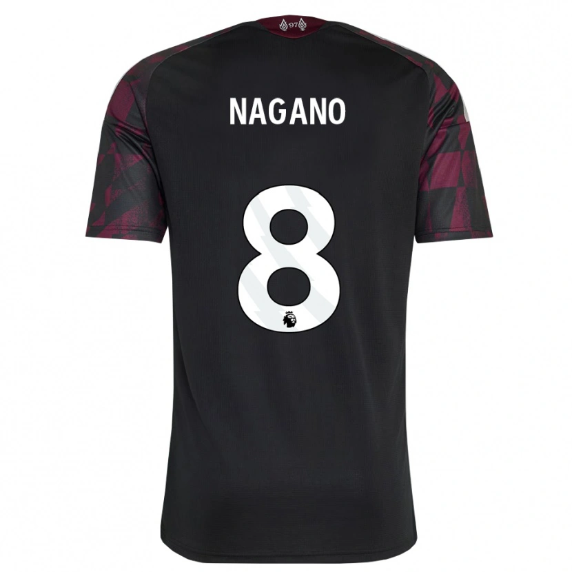 Danxen Donna Maglia Fūka Nagano #8 Bianco Nero Viola Kit Gara Third 2026/27 Maglietta