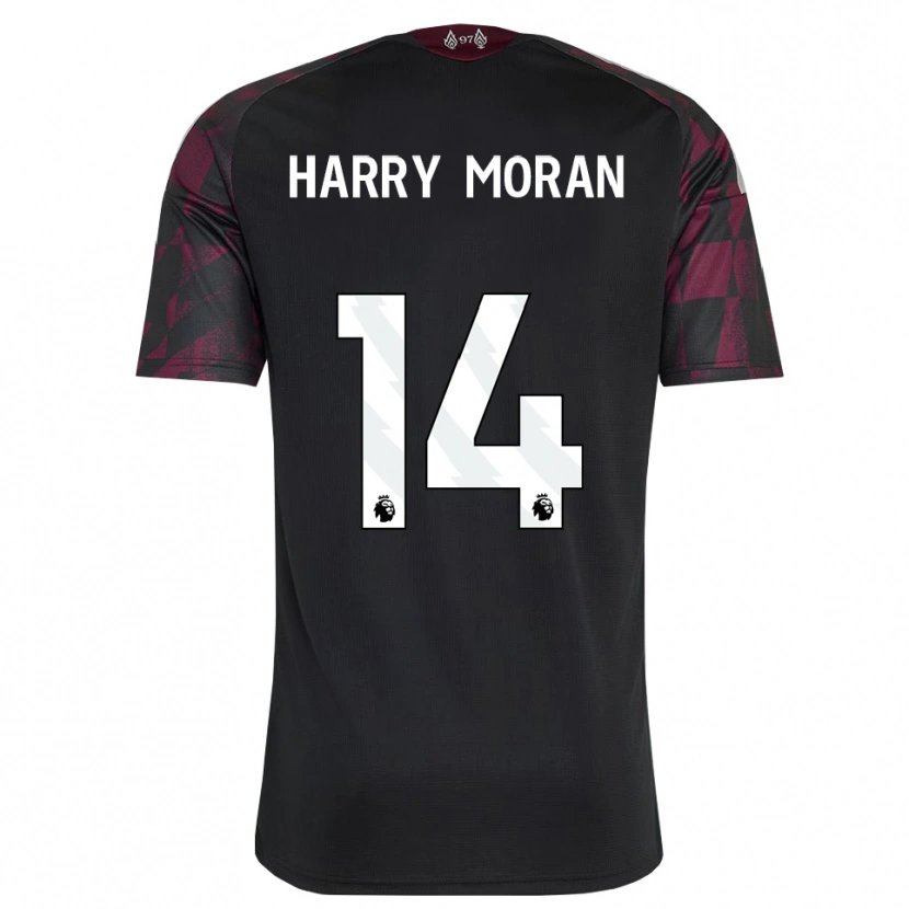 Danxen Donna Maglia Harry Moran #14 Bianco Nero Viola Kit Gara Third 2026/27 Maglietta