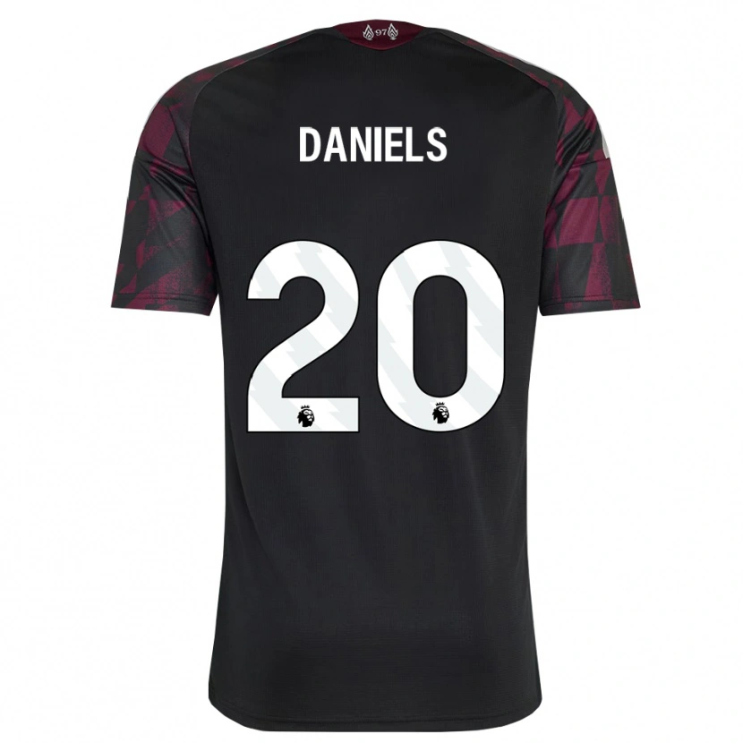 Danxen Donna Maglia Yana Daniels #20 Bianco Nero Viola Kit Gara Third 2026/27 Maglietta